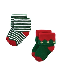 Hudson Baby Boys Unisex Bulk Pack of Soft Terry Socks