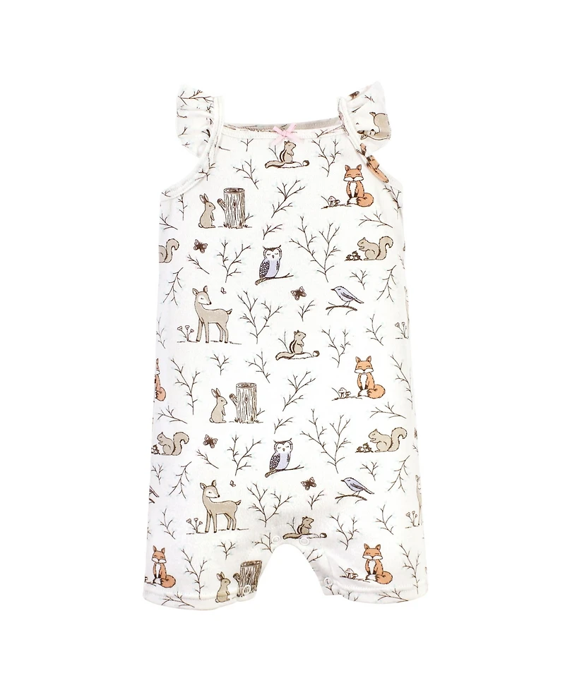 Hudson Baby Girls 2Pk Rompers