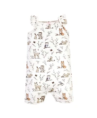 Hudson Baby Girls 2Pk Rompers