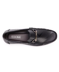Aston Marc Men's Perforated Buckle Loafers