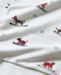 Eddie Bauer Printed Cotton Flannel 3-Pc. Sheet Set, Twin