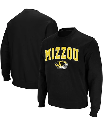 Colosseum Men's Missouri Tigers Arch & Logo Crew Neck Sweatshirt