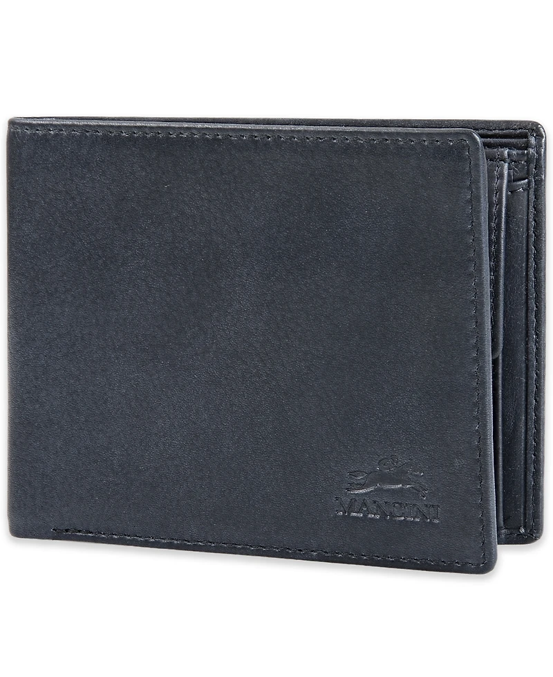 Men's Bellagio Collection Bifold Wallet with Coin Pocket