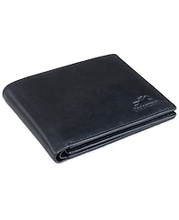 Men's Bellagio Collection Center Wing Bifold Wallet with Coin Pocket