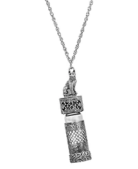 2028 Cat Vial Cap Necklace