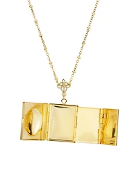2028 Rectangular 4 Way Locket Necklace
