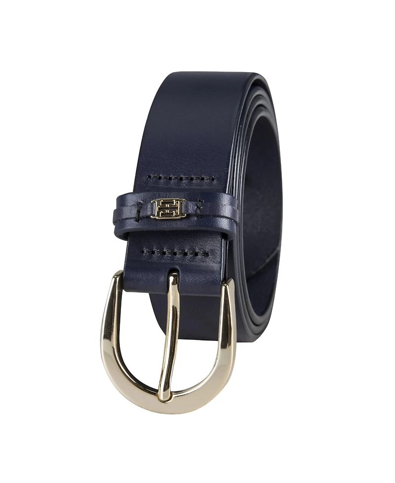 Tommy Hilfiger Women's Signature Leather Jean Belt