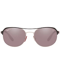 Ray-Ban RB3685M Scuderia Ferrari Collection 58 Unisex Polarized Sunglasses
