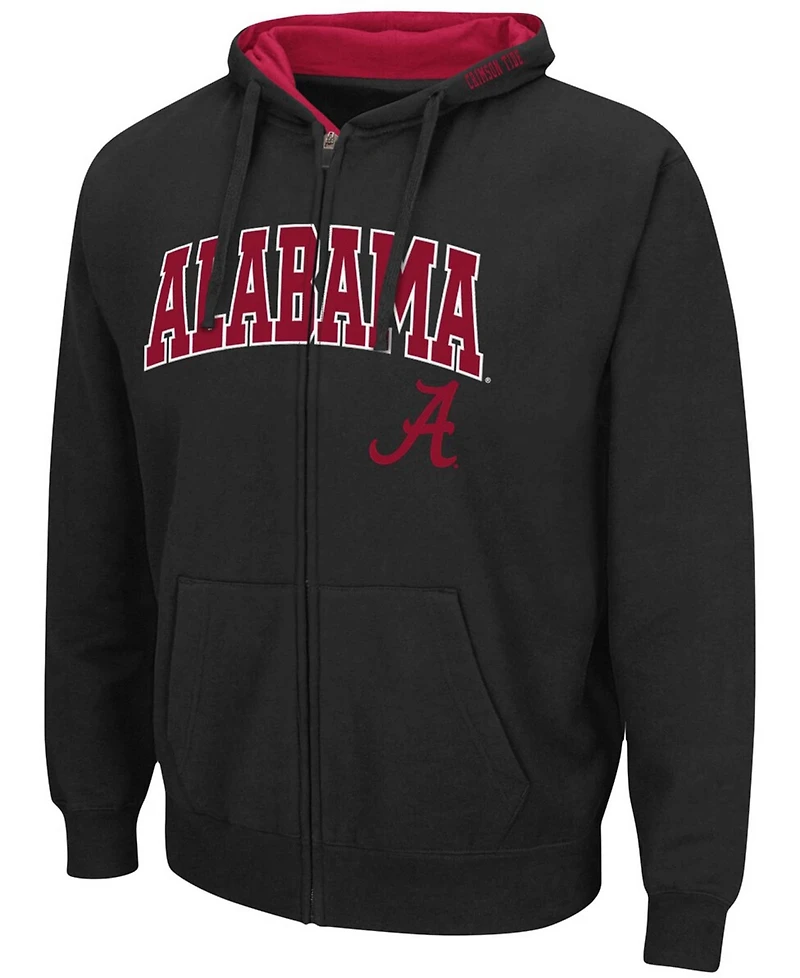 Colosseum Men's Alabama Crimson Tide Arch Logo 3.0 Full-Zip Hoodie