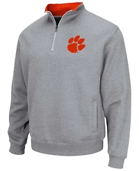 Men's Colosseum Clemson Tigers Tortugas Logo Quarter-Zip Pullover Jacket
