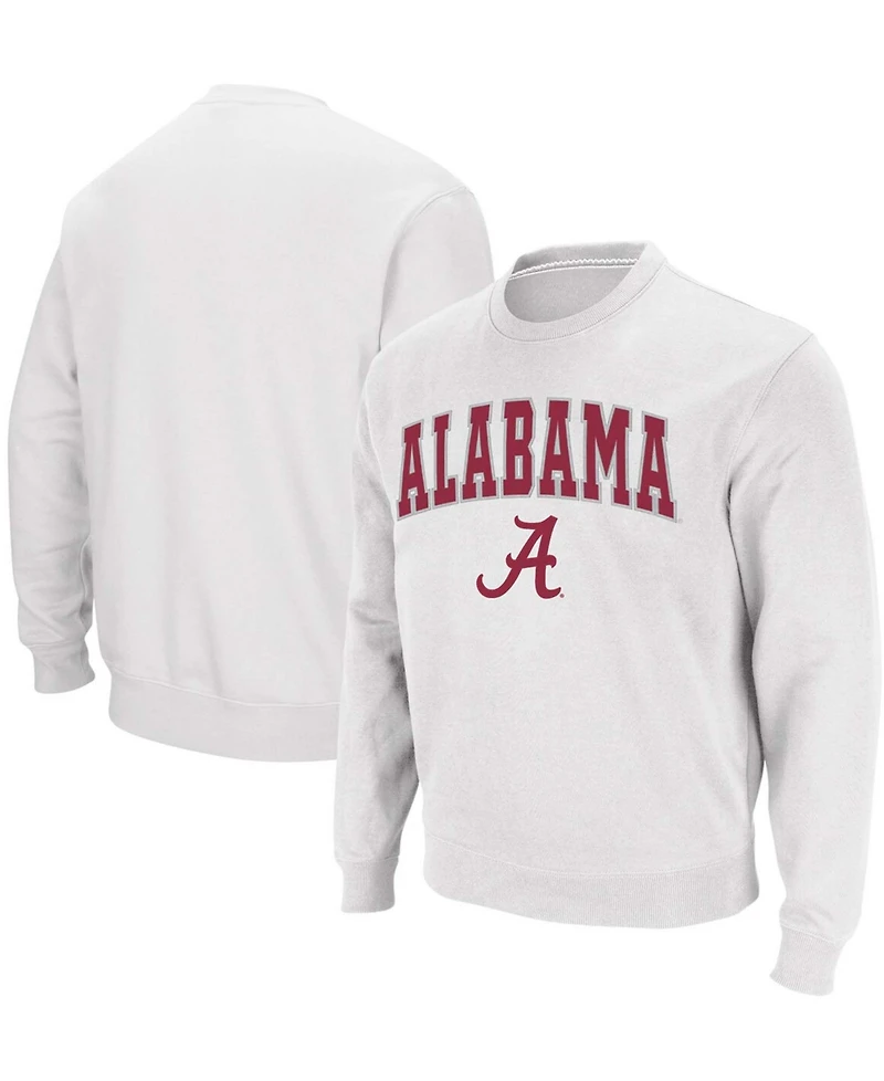 Colosseum Men's Alabama Tide Arch Logo Crew Neck Sweatshirt