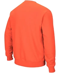 Men's Orange Illinois Fighting Illini Arch Logo Crew Neck Sweatshirt