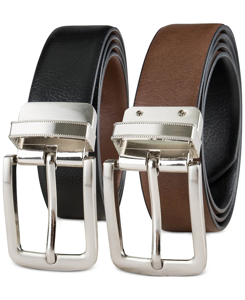 Club Room Men's Reversible Dress Belt, Created for Macy's