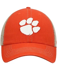 Men's Orange Clemson Tigers Trawler Trucker Snapback Hat