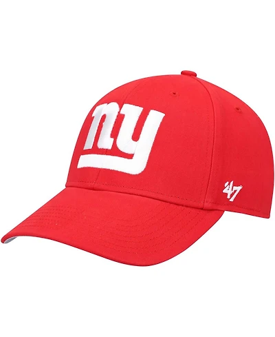 Boys Red New York Giants Basic Secondary Mvp Adjustable Hat