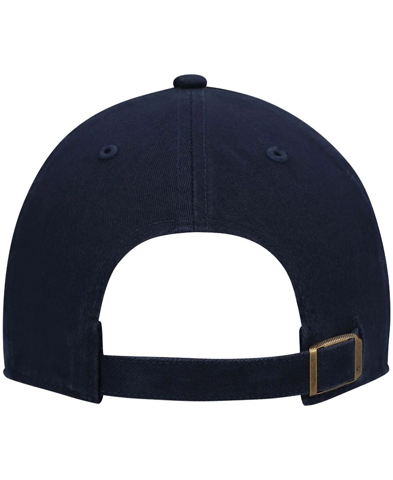 Men's Navy Atlanta Braves Heritage Clean Up Adjustable Hat