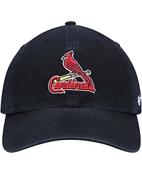 Men's Navy St. Louis Cardinals Clean Up Adjustable Hat