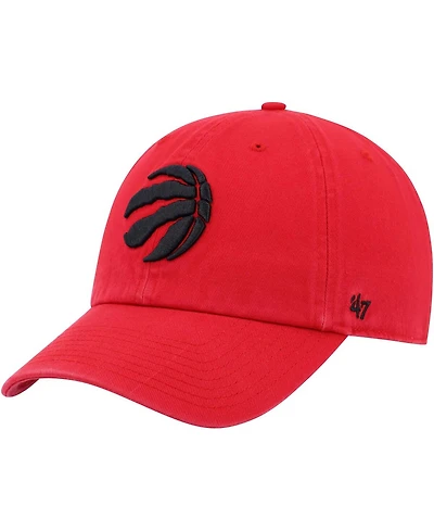 Men's Red Toronto Raptors Team Clean Up Adjustable Hat
