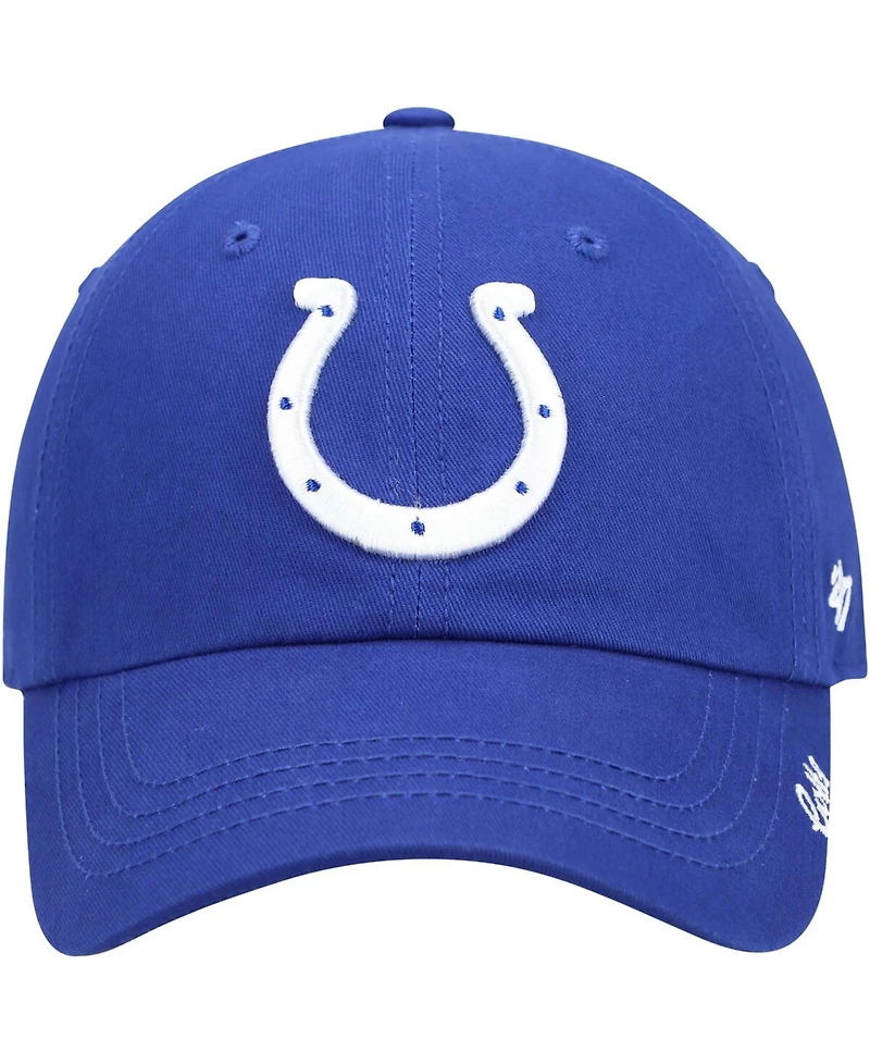 Women's Royal Indianapolis Colts Miata Clean Up Primary Adjustable Hat