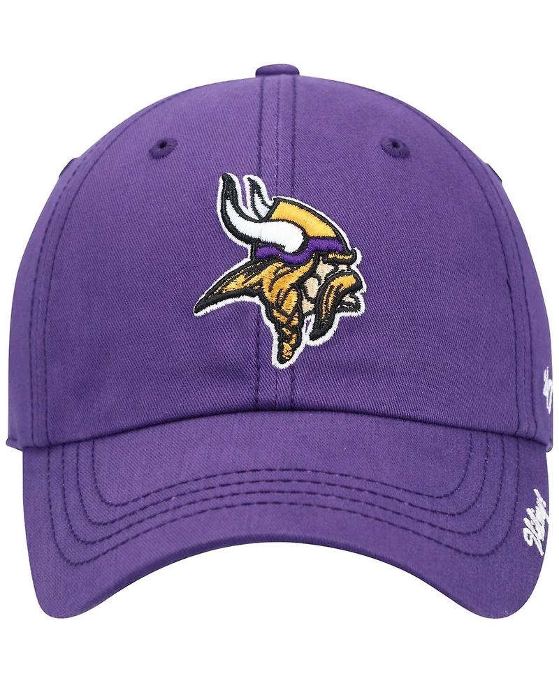Women's Purple Minnesota Vikings Miata Clean Up Primary Adjustable Hat