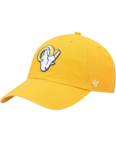 Men's Gold-Tone Los Angeles Rams Secondary Clean Up Adjustable Hat