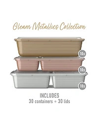 Bentgo Prep Meal Prep Kit Gleam Metallic Collection