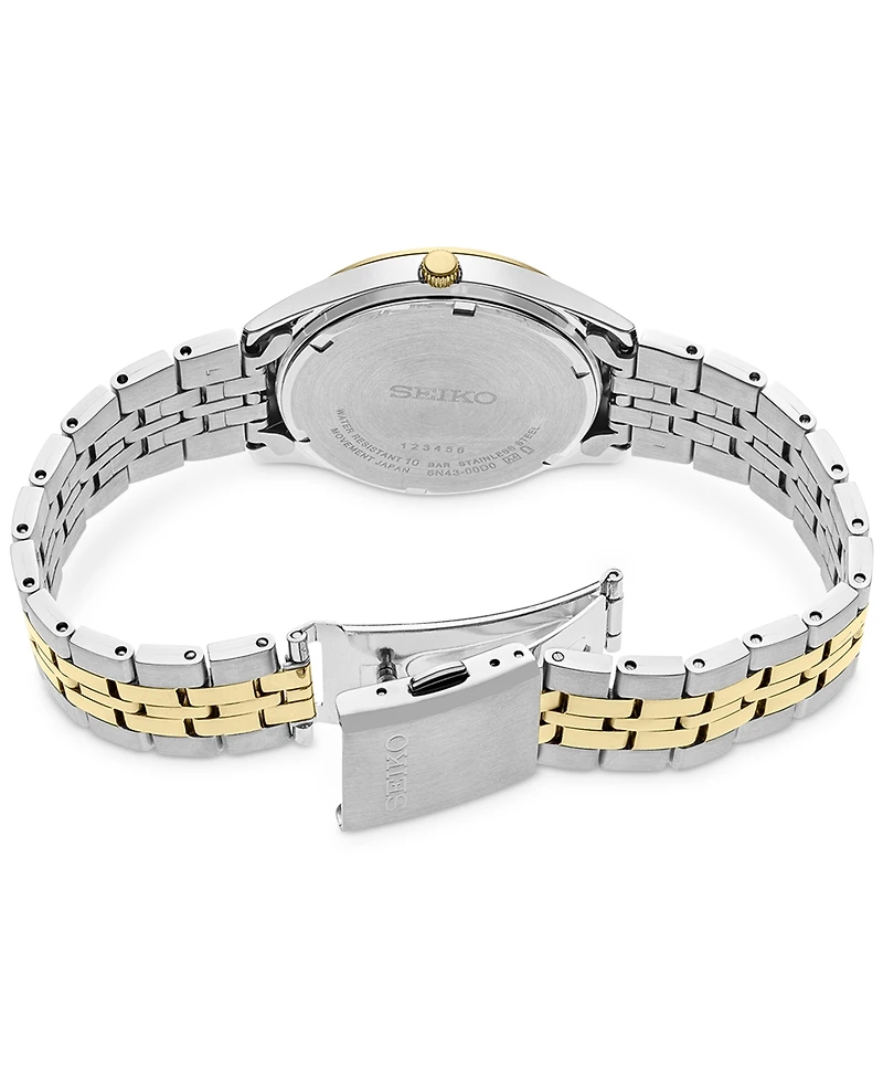 Seiko Men's Essentials Two-Tone Stainless Steel Bracelet Watch 37mm