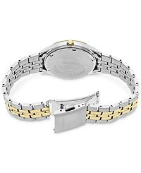Seiko Men's Essentials Two-Tone Stainless Steel Bracelet Watch 37mm