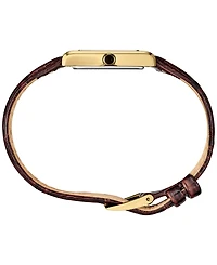Seiko Women's Essentials Brown Leather Strap Watch 19mm