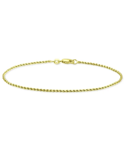 Giani Bernini Rope Link Bracelet in 18k Gold-Plated Sterling Silver, Created for Macy's