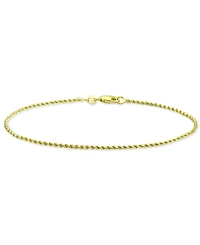 Giani Bernini Rope Link Bracelet in 18k Gold-Plated Sterling Silver, Created for Macy's