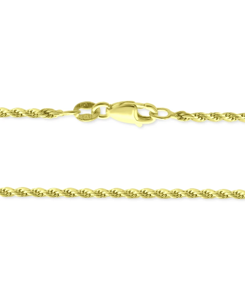 Giani Bernini Rope Link 18" Chain Necklace in 18k Gold-Plated Sterling Silver, Created for Macy's