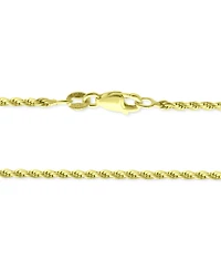 Giani Bernini Rope Link 18" Chain Necklace in 18k Gold-Plated Sterling Silver, Created for Macy's