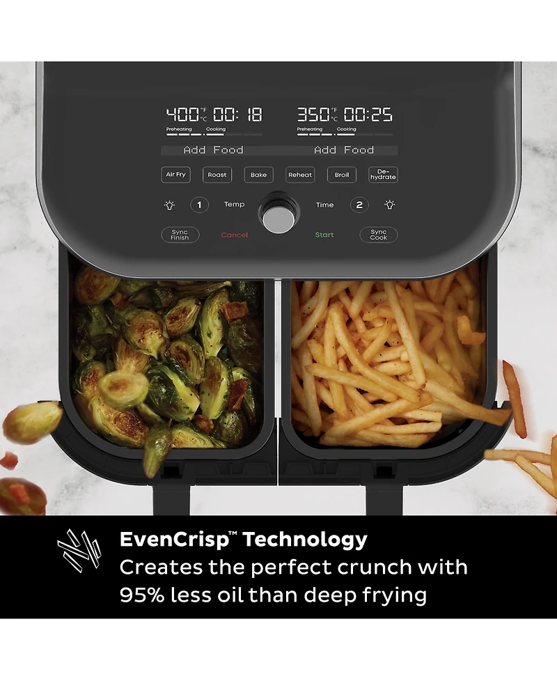 Instant Pot Vortex Plus Xl 8 Qt. Dual Basket Air Fryer