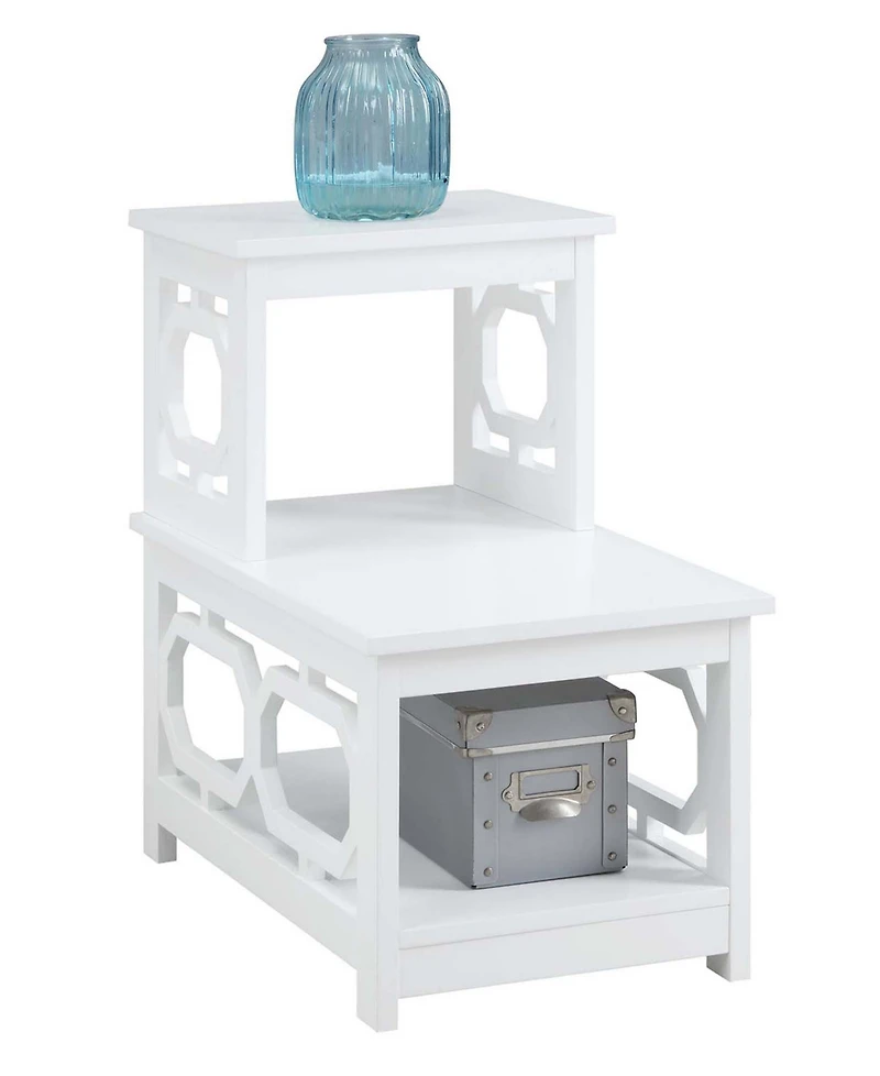 Omega 2 Step Chairside End Table