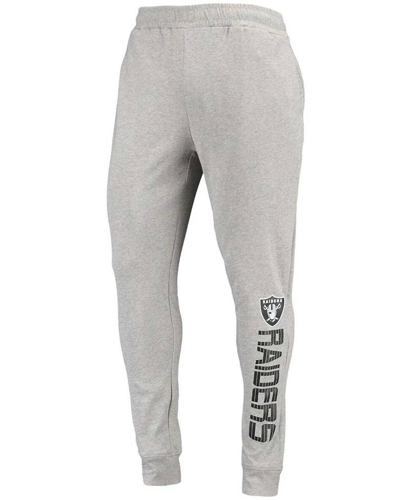 Men's Heathered Gray Las Vegas Raiders Jogger Pants