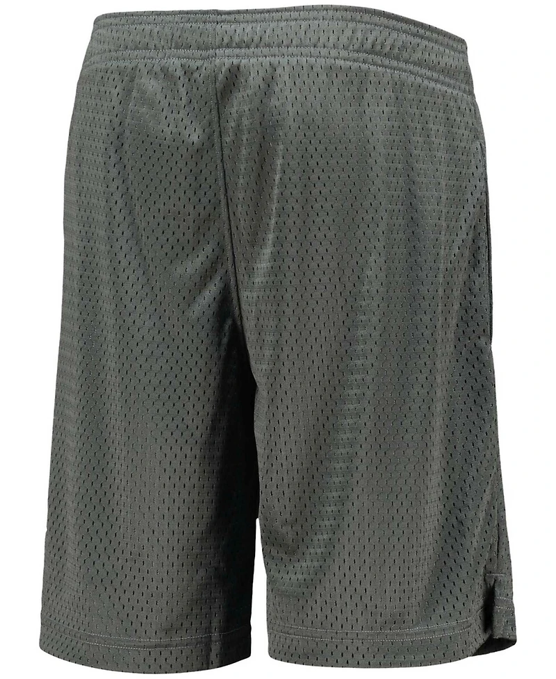 Big Boys and Girls Charcoal Clemson Tigers Classic Mesh Shorts