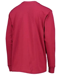 Big Boys and Girls Garnet Florida State Seminoles Basketball Long Sleeve T-shirt