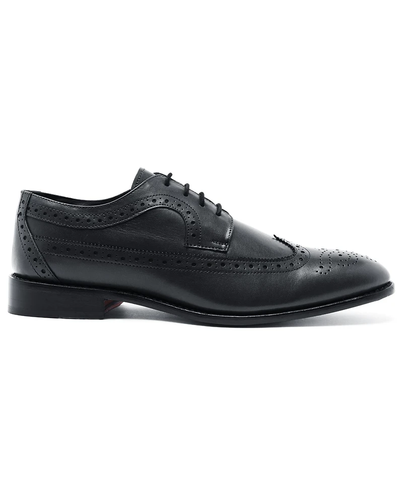 Anthony Veer Men's Regan Wingtip Leather Lace-Up Dress Shoes