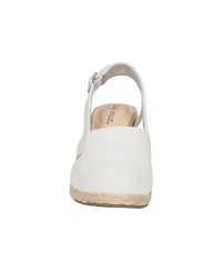 Easy Street Women's Stargaze Espadrille Slingback Wedges