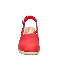 Easy Street Women's Stargaze Espadrille Slingback Wedges