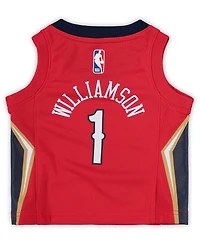 Infant Zion Williamson Red New Orleans Pelicans 2020/21 Jersey - Statement Edition