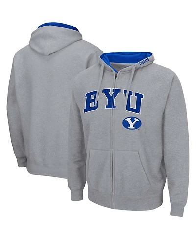 Colosseum Men's Byu Cougars Arch Logo 3.0 Full-Zip Hoodie