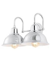 Frisco 2-Light Farmhouse Industrial Led Vanity