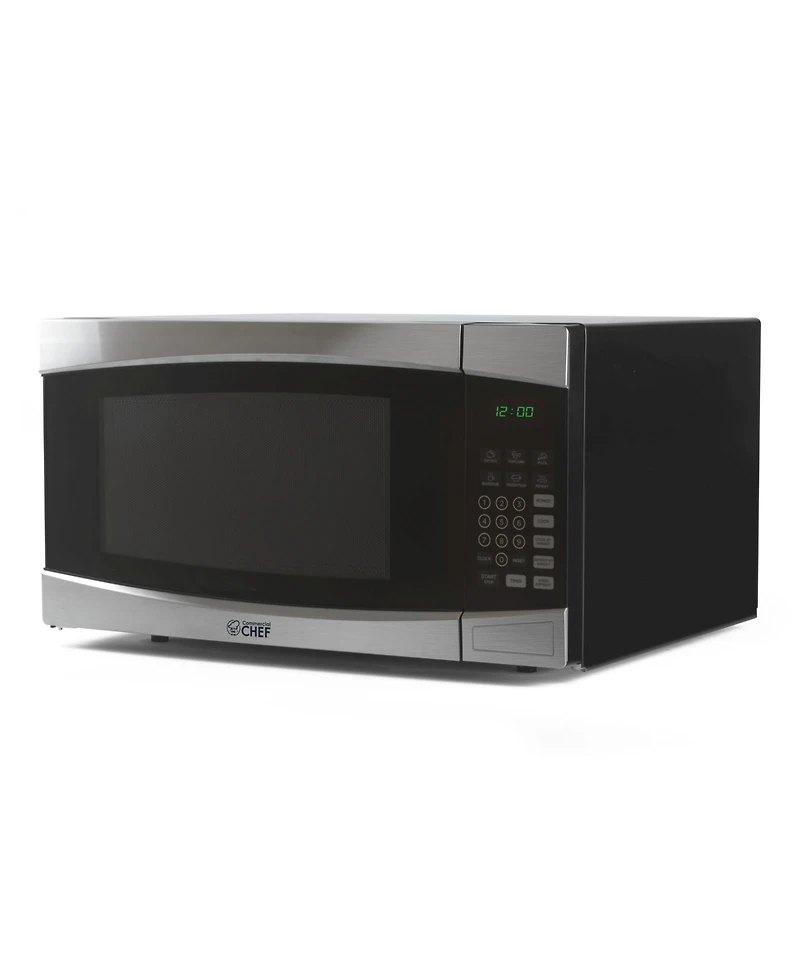 1.6 Cu. Ft. Counter Top Microwave, Stainless Steel
