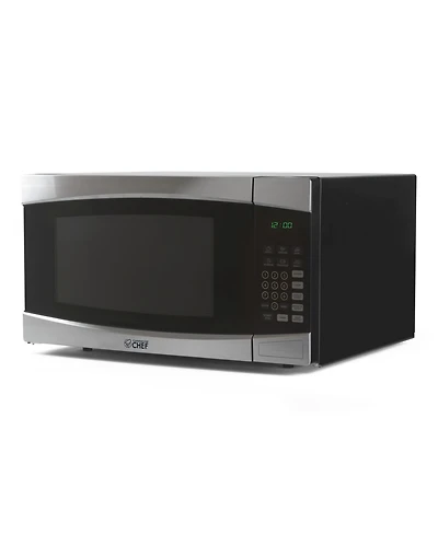 1.6 Cu. Ft. Counter Top Microwave, Stainless Steel
