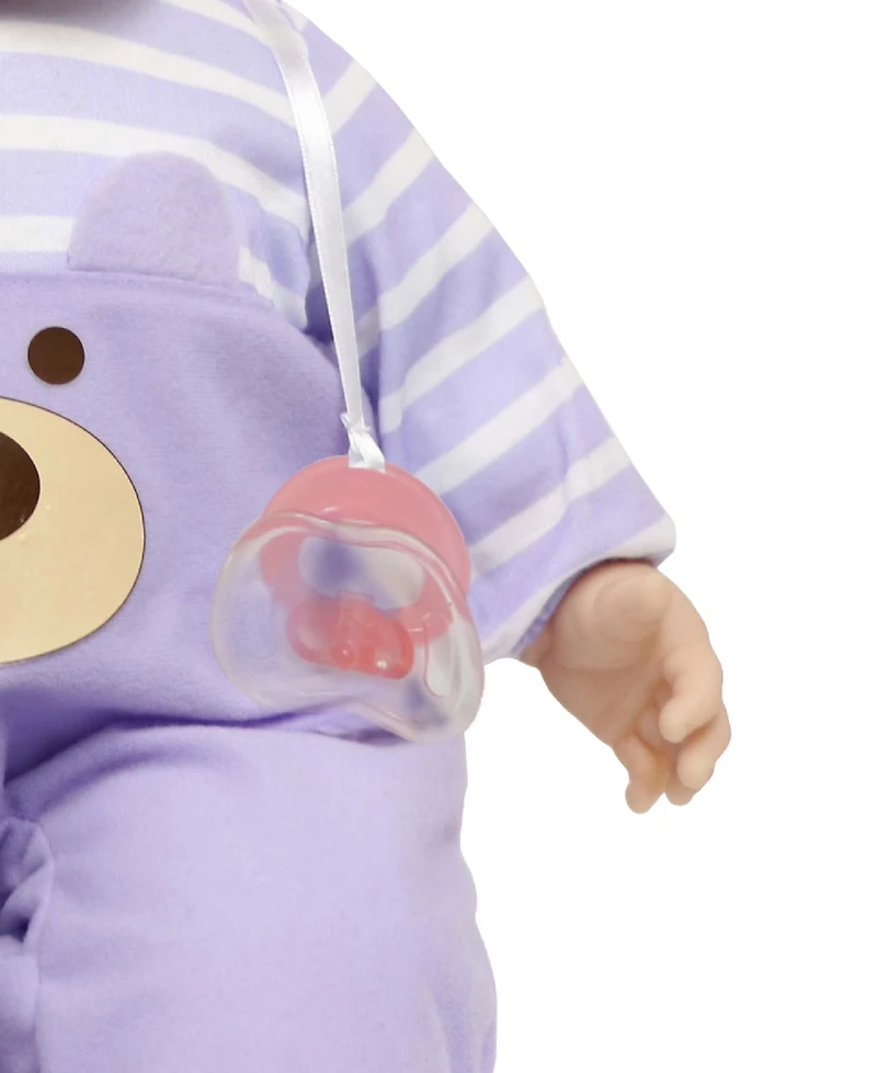 Lots to Cuddle Babies 20" Asian Baby Doll Purple Outfit - Pink