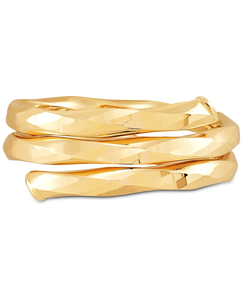 Polished Coil Statement Ring in 10k Gold