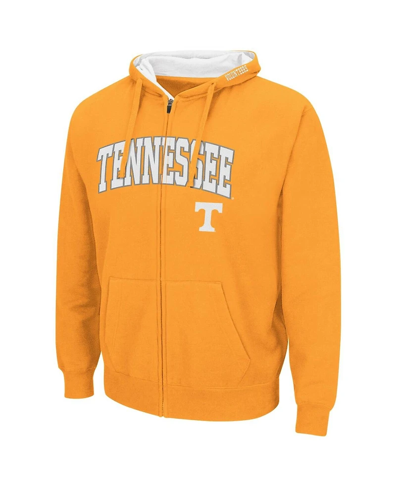 Men's Tennessee Orange Volunteers Arch Logo 3.0 Full-Zip Hoodie