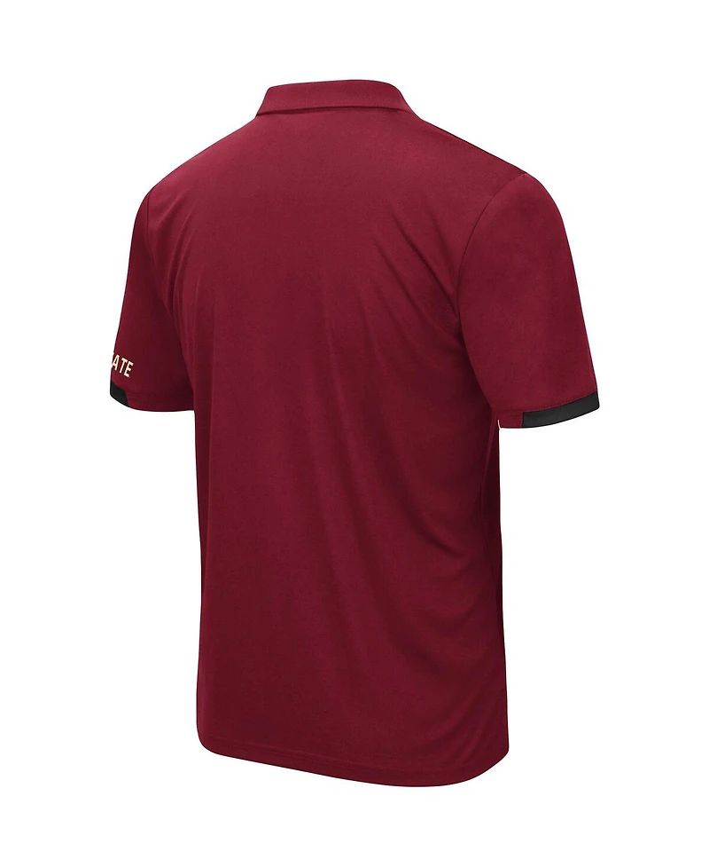 Men's Garnet Florida State Seminoles Logo Santry Polo Shirt